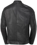 Ross & Cole Herren Lederjacke mit Stehkragen