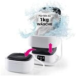 CLEANmaxx Mini-Waschmaschine faltbar 40W wei&szlig;