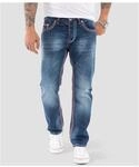 Rock Creek Jeans Comfort Fit dicke N&auml;hte Loose Fit