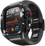 F&uuml;r Apple Watch Ultra 2 / 1 49mm Silikon Armband Metall Geh&auml;use H&uuml;lle