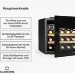 Rhone 28 Uno Weink&uuml;hlschrank 28 Flaschen LED-Steuerung Push-to-Open ...