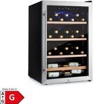Vinamour 48 Uno Weink&uuml;hlschrank 128l 48Fl 3 Einsch&uuml;be 4-18&deg;C