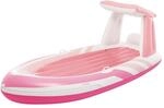 INTEX 57804EU - Luftmatratze - Pink Paradise Boat (244x97x114cm) mit Haltegriffen und