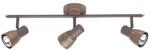 BRILLIANT Lampe Lava Spotrohr 3flg altkupfer 3x R50, E14, 40W, geeignet f&uuml;r