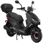Alpha Motors Mofaroller Speedstar FI 50 ccm 25 km/h EURO 5 mattschwarz inkl....