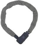 Kettenschloss, mit Fingerabdrucksensor, mit Zahlenwalze, inkl. Halter, Schwarz,