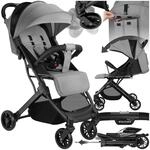 tectake&reg; Buggy-Kinderwagen, Einhand-Klappmechanismus, mit 5-Punkt-Gurt,
