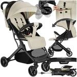 tectake&reg; Buggy-Kinderwagen, Einhand-Klappmechanismus, mit 5-Punkt-Gurt,