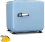Audrey Evo K&uuml;hlschrank 112L Retro-Design leise kompakt 3 Farben Blau...