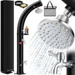 KESSER&reg; Solar Gartendusche Solardusche Bogen mit Schutzhaube warmes Wasser max.