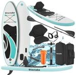 tectake&reg; 2in1 Stand-Up Paddle Board, aus Drop-Stitch Material, Belastbarkeit 200 kg,