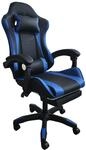 HTI-Living Schreibtischstuhl Krit Relax Schwarz-Blau