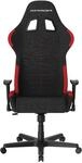 DXRacer Gaming Stuhl, GC/LFD01FBCFBB/NR, FORMULA Serie, Stoffbezug schwarz-rot