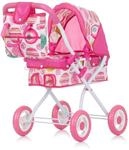 Chipolino Puppenwagen Emily Tasche, Sonnendach verstellbar, zusammenklappbar...