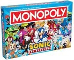 Monopoly - Sonic Gesellschaftsspiel Brettspiel Spiel