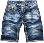 Rock Creek Shorts Jeansshorts dicke Naht Regular Fit