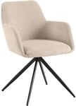 CLP Esszimmerstuhl drehbar Olema Cord, 180&deg; schwenkbarer Sessel mit Armlehne und