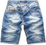 Rock Creek Shorts Jeansshorts dicke Naht Regular Fit