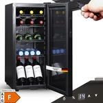 Sommertal K&uuml;hlschrank GK 60&ndash; Leiser Getr&auml;nkek&uuml;hlschrank mit LED, Touchscreen &