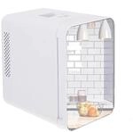 Adler AD 8085 Mini-K&uuml;hlschrank mit Spiegel - 4 L, mit K&uuml;hl- & Heizfunktion