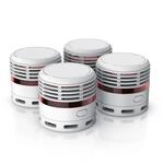 Brandson 4x Rauchmelder Mini - 10 Jahre Batterie - Lithium Ionen Batterie 1500...