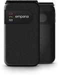 Emporia SIMPLICITYglam 2G, Schwarz - Modell 2025 Handy (Seniorenhandy, Klapp)