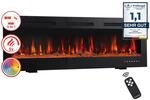 KAMINIO Elektrokamin MARLON - Elektrischer 3-in-1 Kamin mit Heizung,