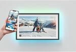 Denver PFF-1081 WLAN Bilderrahmen&ndash; 10,1", Frameo, Beleuchtung, schwarz