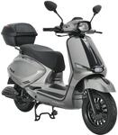 Alpha Motors Motorroller Napoli 125 ccm 85 km/h EURO 5+ silber-schwarz inkl....