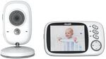 Chipolino Babyphone Polaris+ Kamera 3,2" IPS LCD Display Temperatursensor Alarm wei&szlig;
