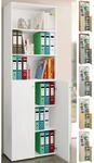 VCM B&uuml;roschrank mit 6 F&auml;chern B&uuml;roregal moderner Aktenschrank mit Dreht&uuml;ren 