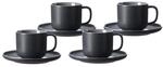 Ritzenhoff & Breker Kaffeetassen mit Untertassen Jasper 240 ml 4er Set
