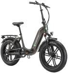 GreenStreet E-Bike Tiefeinsteiger Klapprad GS5 250 W 20 Zoll anthrazit