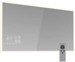 Infrared Heater Smart Mirror Infrarot 600 W IP44 Schwarz 120 x 60 cm