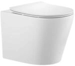 sanicomfort H&auml;nge WC Set Nakia &ndash; Sp&uuml;lrandloses, Hygienisches Wand-WC...