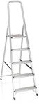 hjh OFFICE Klappleiter SOLID III Aluminium