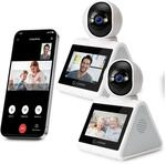 LUVISION 2er Set PTZ Gegensprechkamera Video Anruf Kamera Telefonkamera WLAN