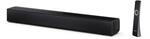 Sharp HT-SB100 2.0 TV Soundbar mit Bluetooth und 120 Watt, Roku kompatibel, 55 cm,