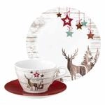 Seltmann Weiden Milchkaffeeservice Life Christmas 18-tlg.