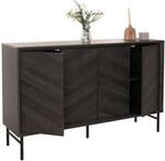 Sideboard MCW-M50, Schrank Kommode Highboard Anrichte, Massiv-Holz Mango 94x151x40cm