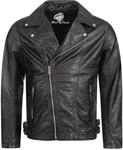Rock Creek Lederjacke Regular Fit