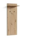 byLIVING Wandpaneel JAKOB, Breite 48 cm, Artisan Eiche, 2 Haken und Regal