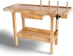BAMATO Hobelbank WORK-1260 aus Massivholz