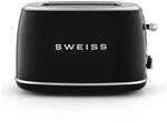 SWEISS Vintage-Toaster GRS9 Schwarz