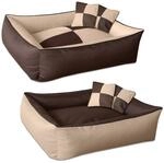 BedDog 2in1 Hundebett waschbar Hundekissen mit Rand Hundesofa