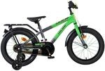 Volare Kinderfahrrad Thombike f&uuml;r Jungen 16 Zoll Kinderrad in Gr&uuml;n-Grau