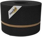 zaun zu&reg; Sichtschutzstreifen Rille Gelocht 20 Prozent PP Streifen Schwarz 50m