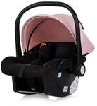 Chipolino Babyschale Vista i-Size (40-87cm) Gruppe 0+, Sonnendach, 3D-Kissen rosa