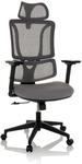 MyBuero Home Office B&uuml;rostuhl ERGOMY Stoff / Netzstoff mit Armlehnen