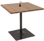 Bistrotisch MCW-H10, Bartisch Thekentisch, Industrial Gastronomie Ulme Holz